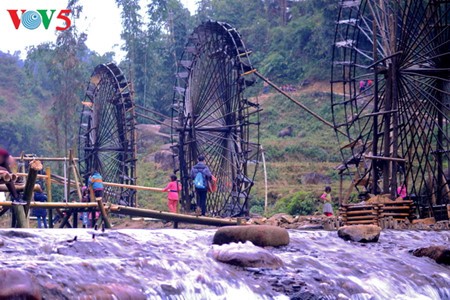 Waterwheel in Bo hamlet- a unique structure in Lai Chau - ảnh 1